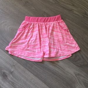 Pink skirt with two pockets-12